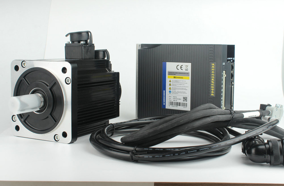 CNC Sistemi için Sürücülü 80MM 2.39N.M 750W 3 Fazlı Ac Servo Motor