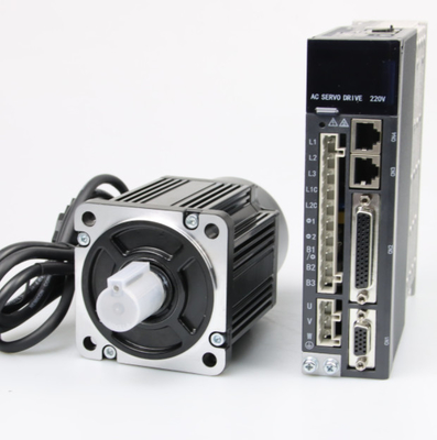 Sürücü ve kabloları olan 3000 rpm IP65 Yüksek Dönüm Dönümlü AC Servo Motor 750W