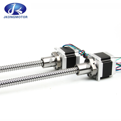 Jkongmotor NEMA 8/11/14/17/23/24/34 T5/T8/T10 Trapezoidal Thread Screw Linear Stepper Motor ile Kurşun Vurucu Adım Motoru