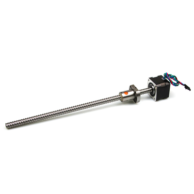 Jkongmotor NEMA 8/11/14/17/23/24/34 T5/T8/T10 Trapezoidal Thread Screw Linear Stepper Motor ile Kurşun Vurucu Adım Motoru