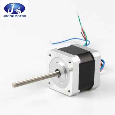 Jkongmotor NEMA 8/11/14/17/23/24/34 T5/T8/T10 Trapezoidal Thread Screw Linear Stepper Motor ile Kurşun Vurucu Adım Motoru