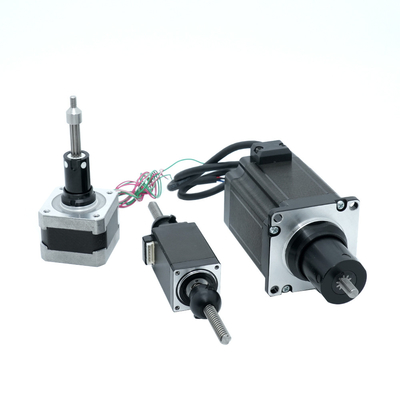Jkongmotor Özel Mikro Doğrusal Etkinleştirici Hibrit Adımlı Motor NEMA 8 11 17 23 24 34 vida ile Doğrusal Adımlı Motor