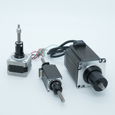 Jkongmotor 12V 24V NEMA 8 11 17 23 24 34 42 52 Mini Mikro Top Düğme Doğrusal Düğmeli Kapalı Döngülü Stepper Motor Frenli