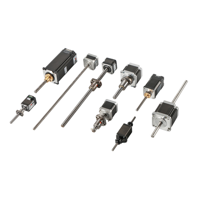 Jkongmotor 12V 24V NEMA 8 11 17 23 24 34 42 52 Mini Mikro Top Düğme Doğrusal Düğmeli Kapalı Döngülü Stepper Motor Frenli