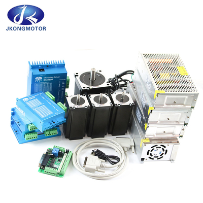 Jkongmotor Yüksek Döner NEMA 17/23/34 Tip 86bygh 450A/450b/450c CNC Router Makinesi için Kapalı Halkalı Adımcı Motor