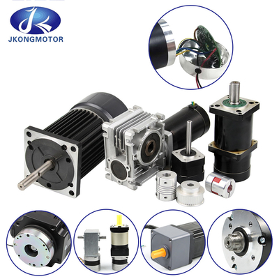 Jkongmotor Solucan Gear fırçasız DC Motor 200w 400w 80mm BLDC Motor 24V 48V Nema23 34 Gezegen dişli kutusu/ Fren/ Kodlayıcı
