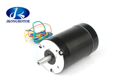 yüksek voltaj 80mm Yuvarlak Fırçasız DC Elektrik Motoru 3000RPM 110W - 440W 120 Derece Elektrik Açısı Tek Milli