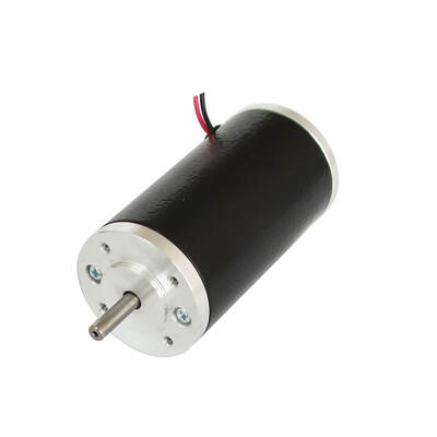 Yüksek Hızlı 63mm Fırça Tipi DC Motor 12V, 24V CNC Makine Motorları 7500rpm 314W