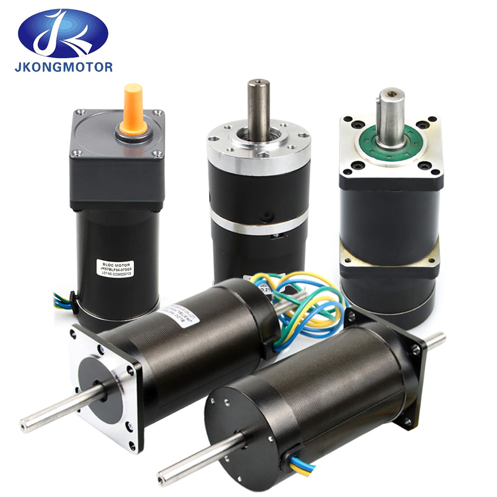 Jkongmotor Yüksek Güçlü DC Motor fırçasız Mikro BLDC Solucan Düğmesi Geçici Kapı için Gezegen Düğmesi ile Elektrikli Araba Motoru