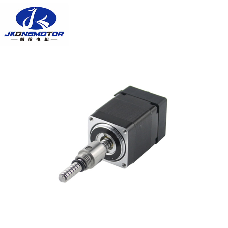 Jkongmotor JKISC28 RS485 CANopen Integrated Closed Loop Linear Stepper Motor with Built in Driver for Medical Dosing Actuator
