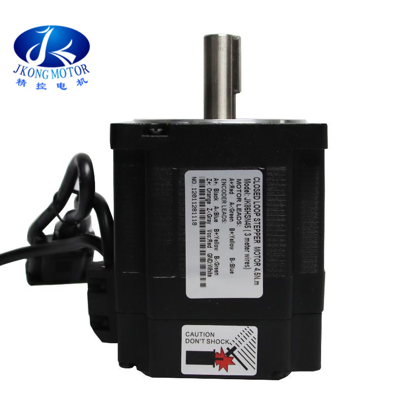 625oz.In Nema 34 Kapalı Çevrim Fırçasız Dc Motor Sürücü Kabloları Kiti JK86HSN45